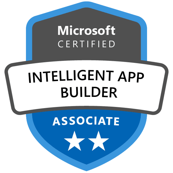 Odznaka Microsoft Certified: Intelligent Applications Builder Associate (AB-410)